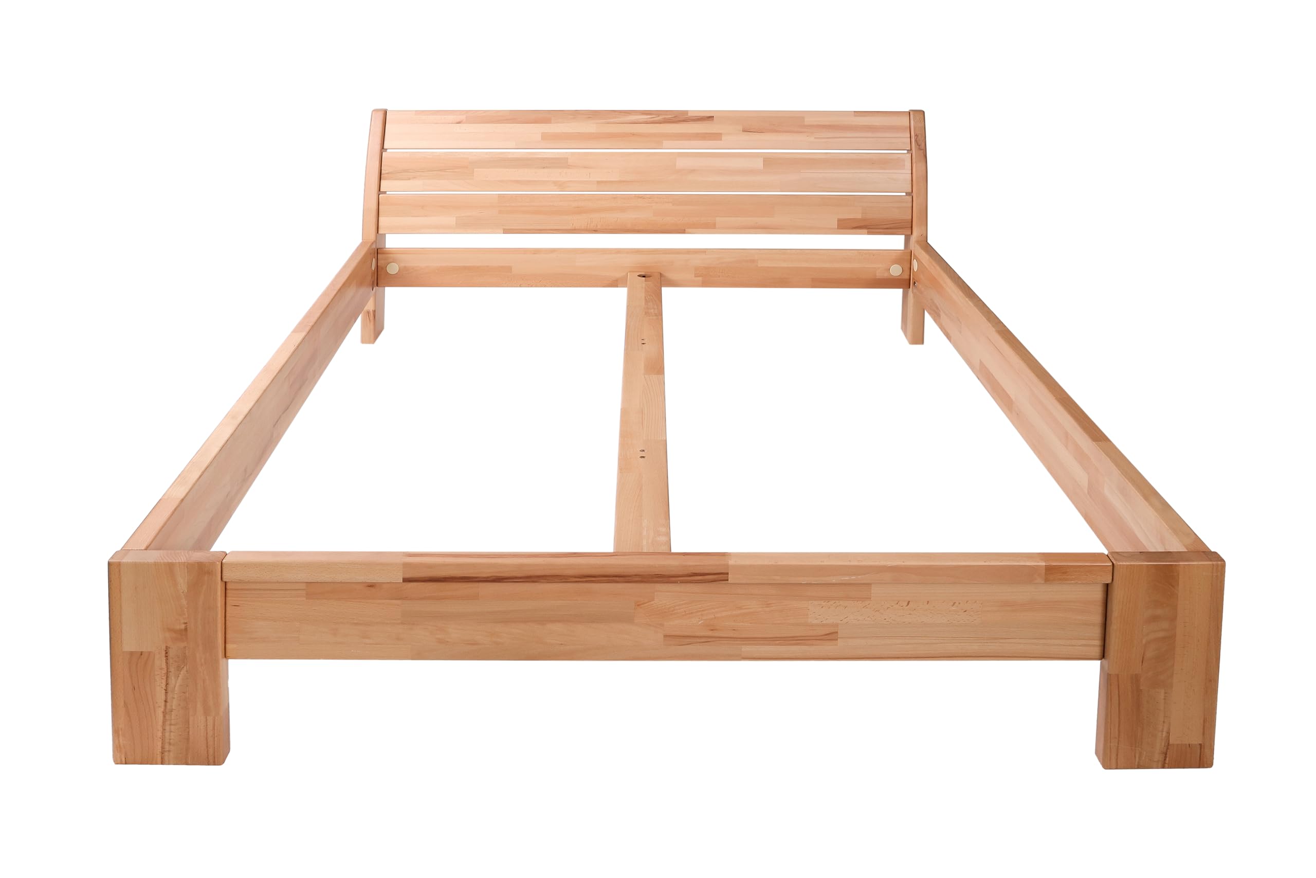 Krok Wood Massivholzbett Alice in Buche (200 x 200 cm)