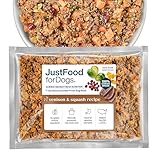 JustFoodForDogs Fresh Frozen Dog Food - Venison & Squash (18 Ounce - 7 Pack)