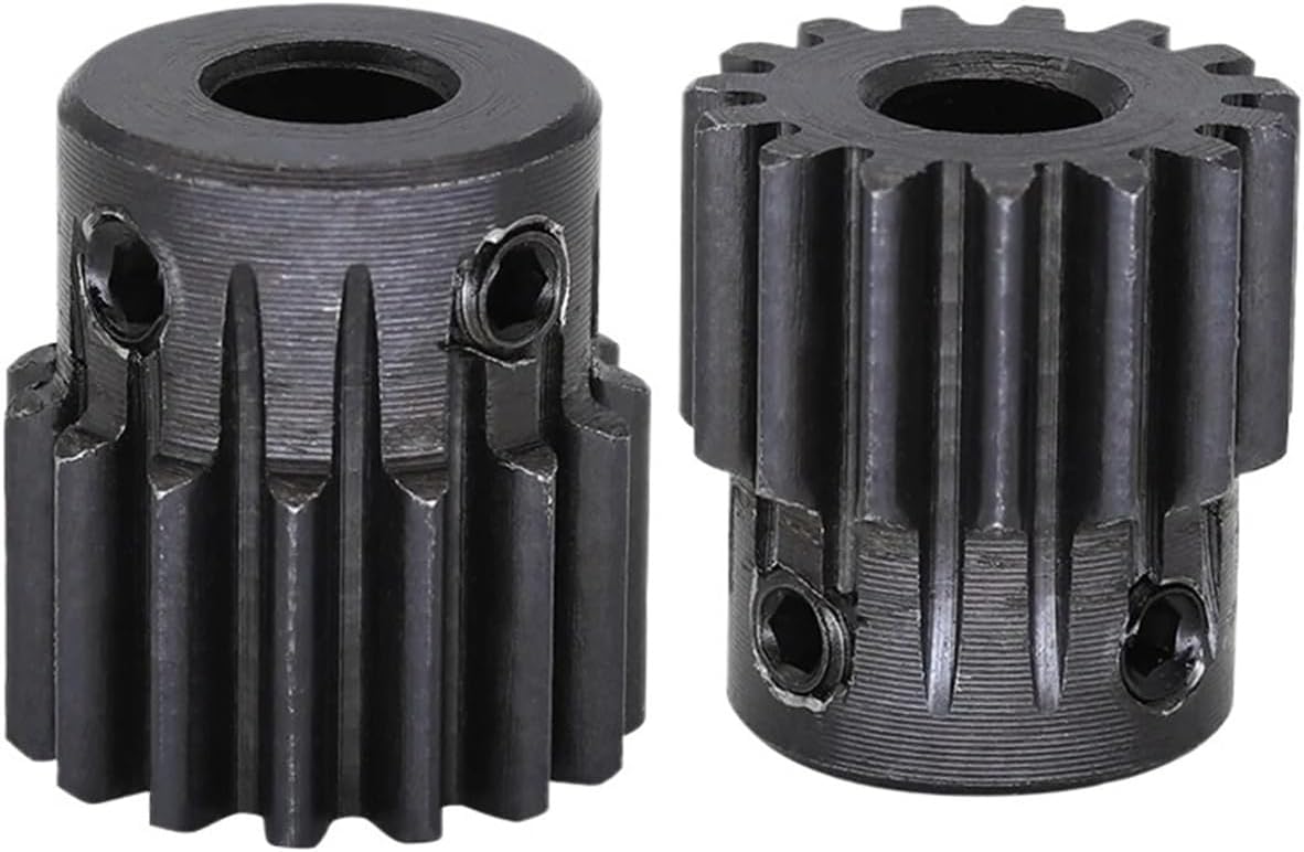 Spur Gear 1M-15T/16T SC45#Carbon Steel Bore Size 4/5/6/6.35/7/8mm 1Pcs(4 mm,15 Teeth)