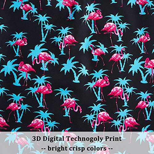 Camisetas havaianas com botão Ahegao Little & Big Boy's Manga curta Desenho legal Estampa Aloha Ves