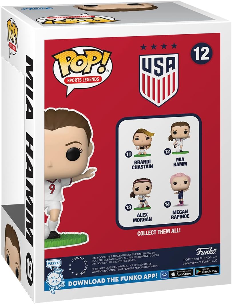 Funko Pop! Sports Legends: The U.S Women's National Soccer Team - Mia Hamm