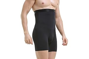 Men's Tummy Control High-Rise Boxer Briefs: Shaping Confidence with Seamless Support