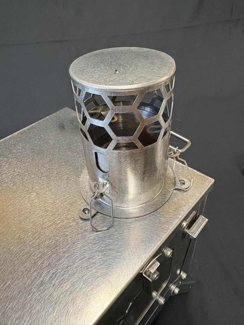 折りたたみ式 薪ストーブ ステンレス 3面耐熱ガラス 2.5m巻き煙突