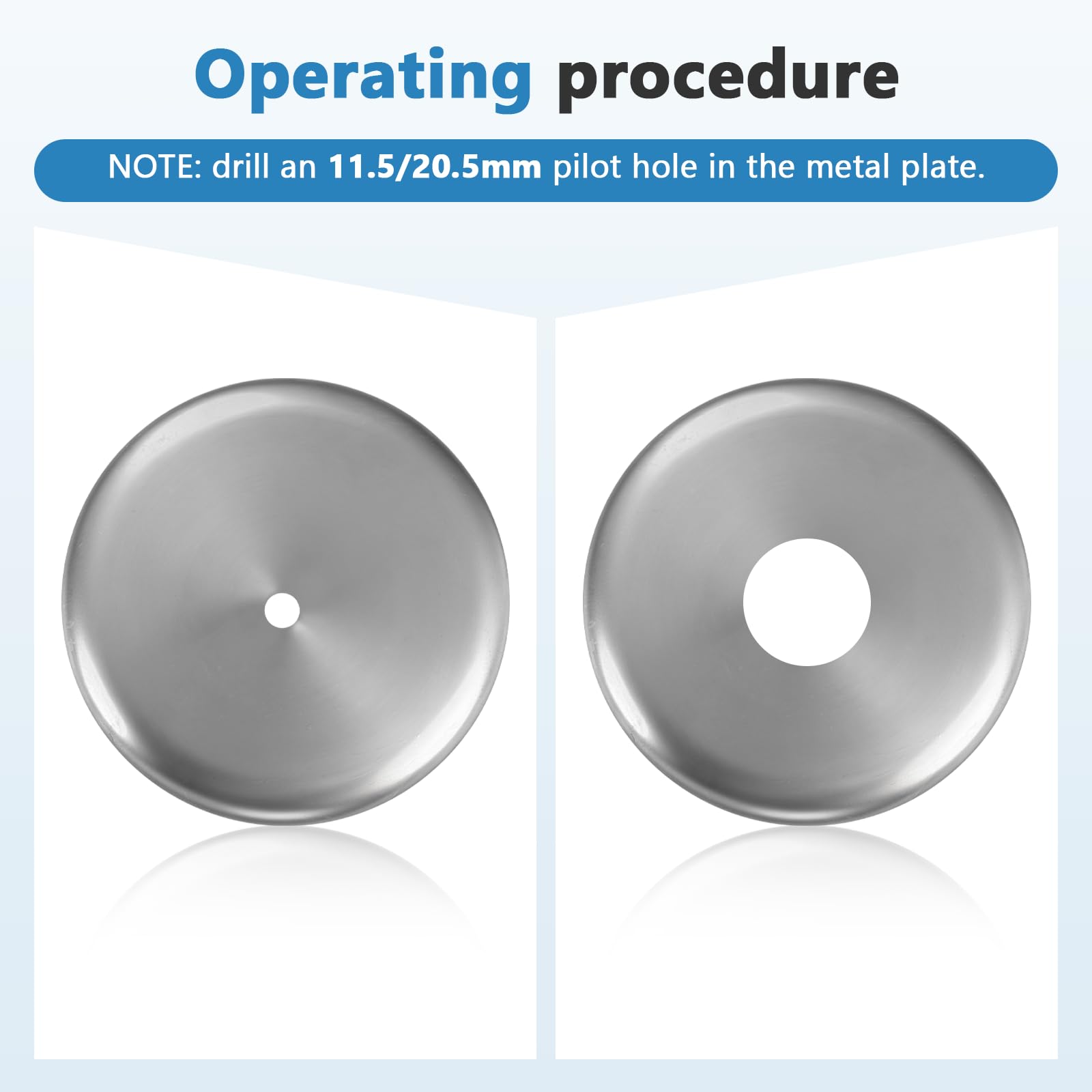 MXBAOHENG 22-60 MM Perforatori Idraulici 13 toni, Idraulica in lamiera Perforatrice Cilindrica con 6 fustelle da 22/27/34/43/49/60 mm, Punzonatura per acciaio inox ≤ 1,6 mm; lamiera di ferro ≤ 3,2 mm