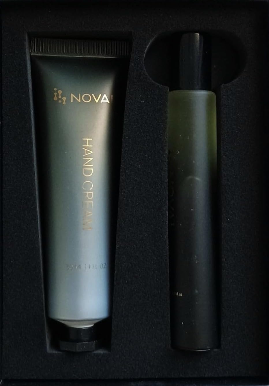 NOVAL Hand & Cuticle Care Set for Men Smell Good Cedar Scented Roll On Male Essential Cuticle Oil & Hand Cream with Jojoba, Shea Butter, Travel Size Kit for Cuticles & Nail Care