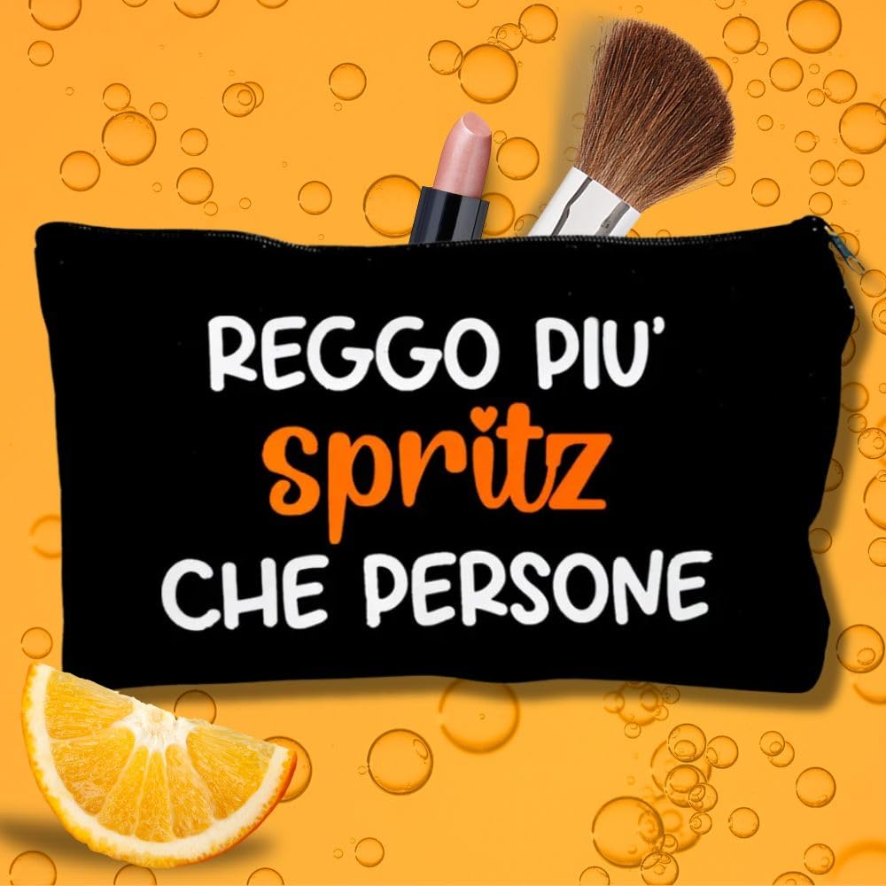 Pochette reggo più spritz che persone, idea regalo per le amiche.