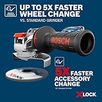 Vista 2 de Bosch DBX543S - Disco afilado para sierra con borde de diamante, continuo, de 5 pulgadas, X-Lock