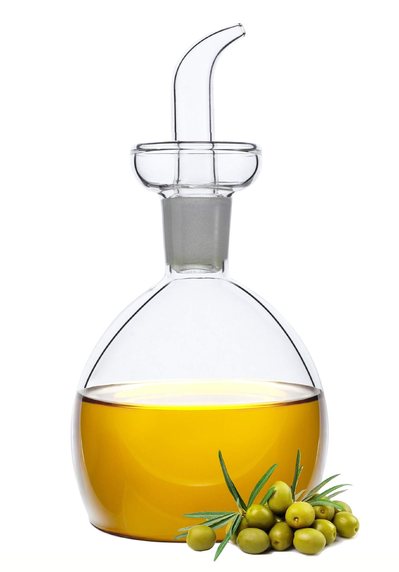 Botella dispensadora de aceite de 300ml con boquilla sin goteo para un vertido exacto y limpio