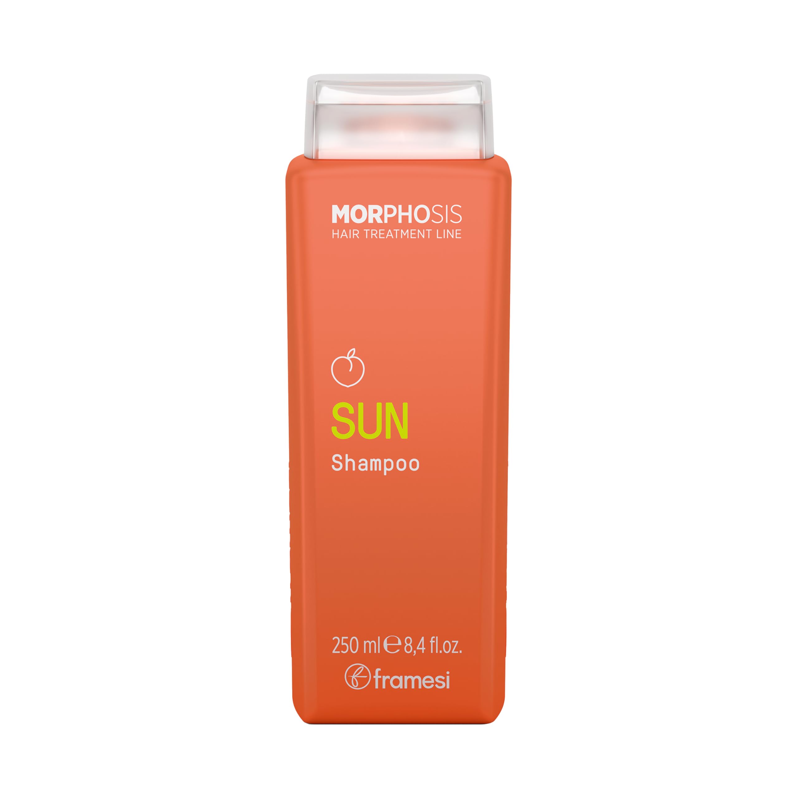 FRAMESI Morphosis SUN Shampoo, Gently Removes Chlorine and Residues of Salt and Sand, Deeply Cleanses and Hydrates Hair and Scalp, Natural Ingredients, Color Safe
