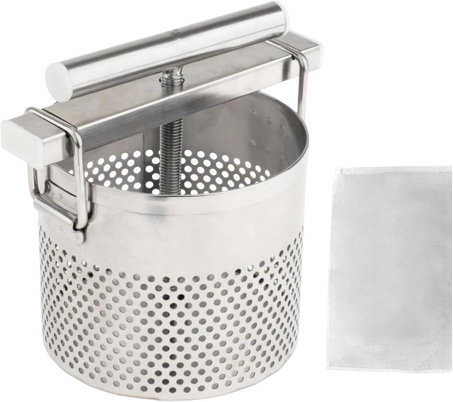 High Pressure Manual Vegetable Press for Quick Dehydration and Juices Separation Stainless Steel Kitchen Appliance Lemon Juicer