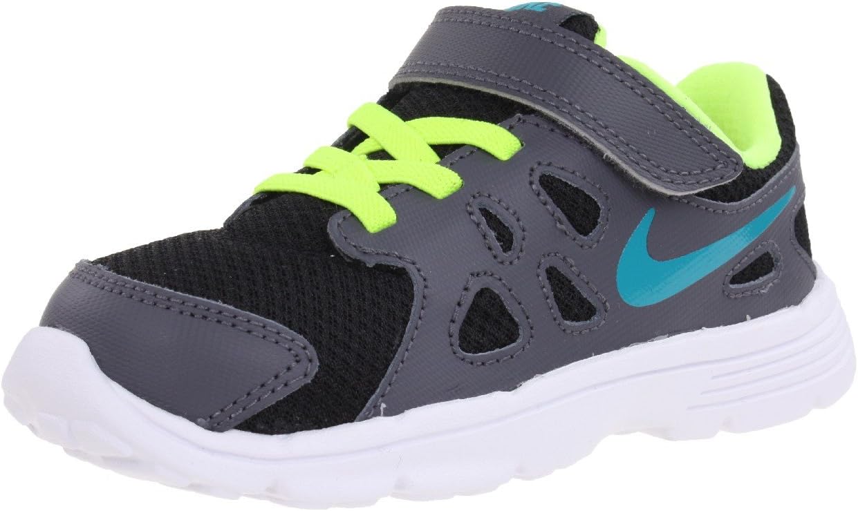 Nike Kids Baby Boy's Revolution 2 (Infant/Toddler) Black/Dark Grey