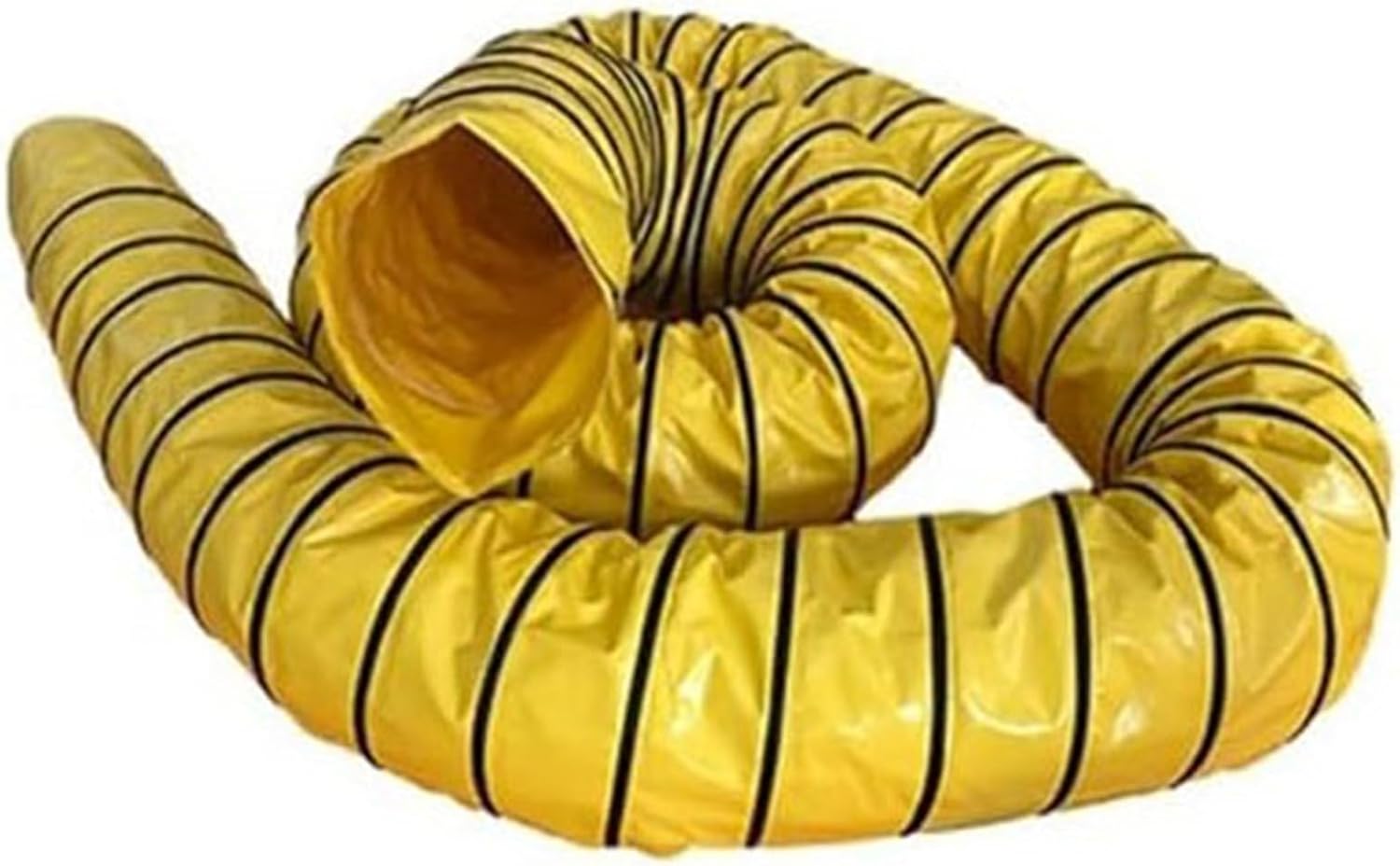Industrial Flexible Duct Hose, Waterproof telescopic, 6 10 16 33ft, Flame Retardant HVAC Ducting with Adjustable Rope D Hook, Easy Storage, for Factories Basements Farms(33.3ft,Diameter - 350 mm)