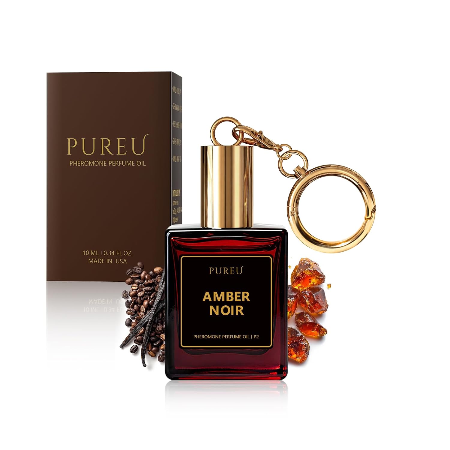 PUREU Pheromones Perfumes for Women, Long Lasting Travel Perfume Roll-On