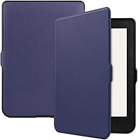 Vista 1 de Custer - Carcasa rígida de poliuretano ultrafino para Kobo Nia 2020, color negro
