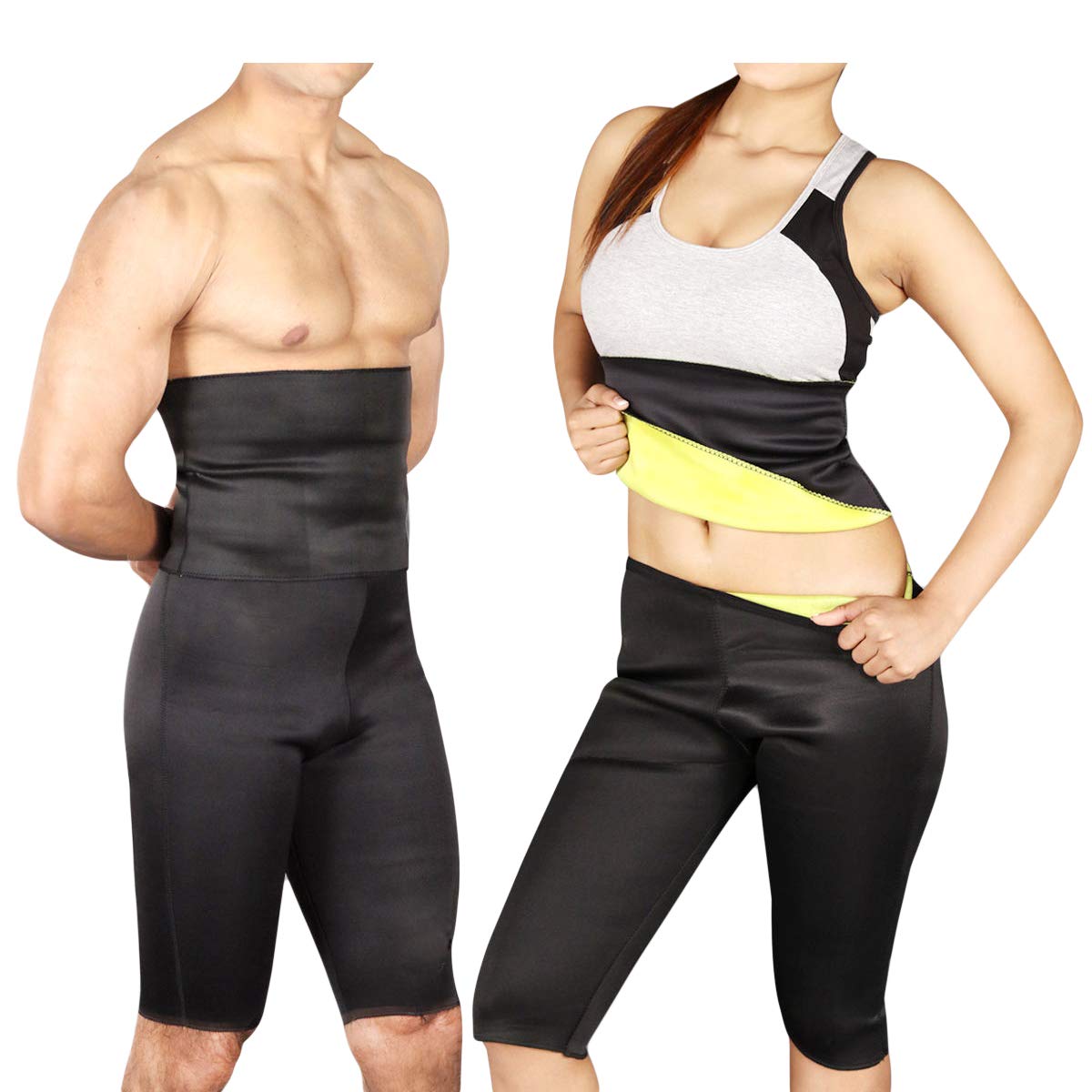 Biaba CollectionWaist and Tights Get in Shape Fitness Belt Pant for Men Women Ab Slimming Hot Shaper Sweat Belt