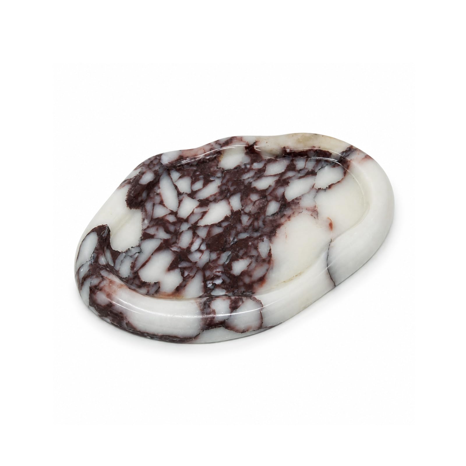 Petit Plateau Vide-Poche en Marbre pour Bijoux