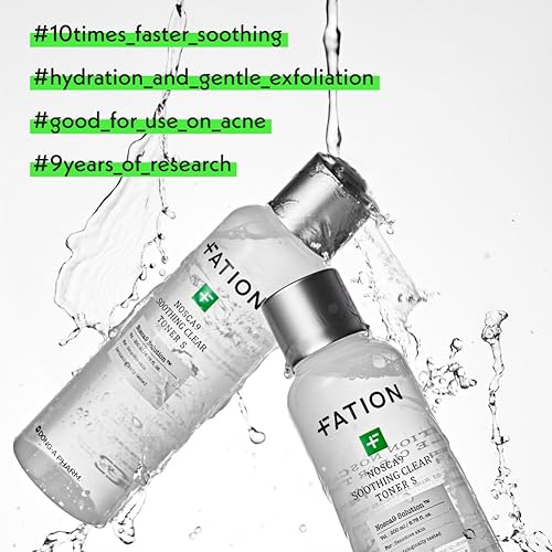 Miniatura 4 de Fation Nosca9 Soothing Toner S | Tónico exfoliante 2% PHA y LHA para pieles sensibles | Hidratante, hipdrante y de rápida absorción coreana (paquete