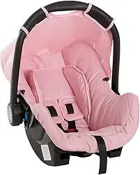Galzerano Bebe Conforto Cadeirinha Auto Infantil 0 Até 13Kg Dispositivo De Retenção Grid Rosa