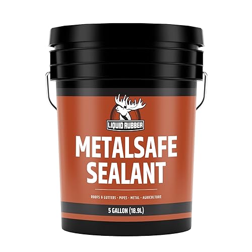 Liquid Rubber MetalSafe Sealant - Metal Roof Waterproof Membrane Coating