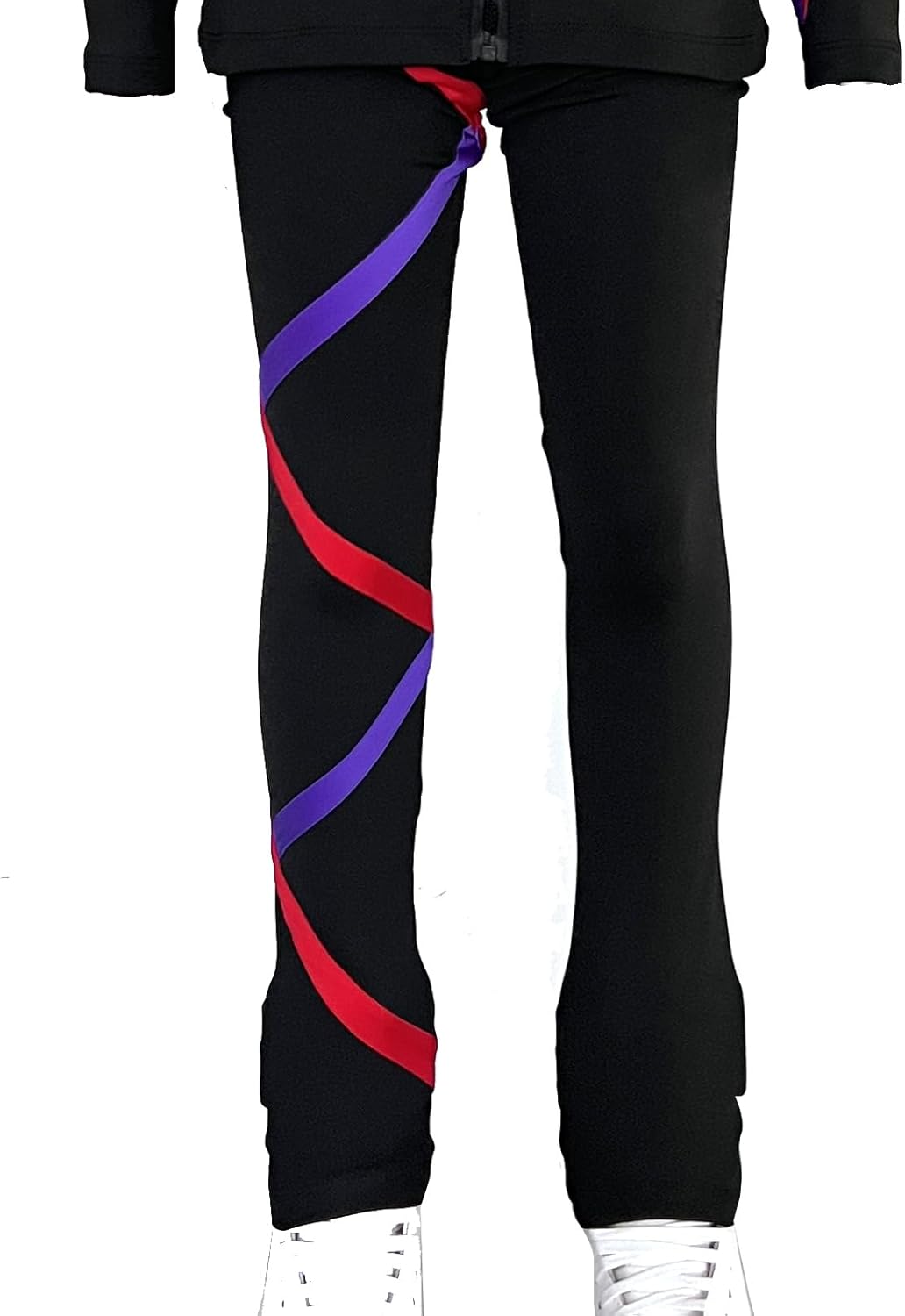 Girls' Figure Skating Training Pants with Plush and Professional Leggings Skating Gear for Professional Training
