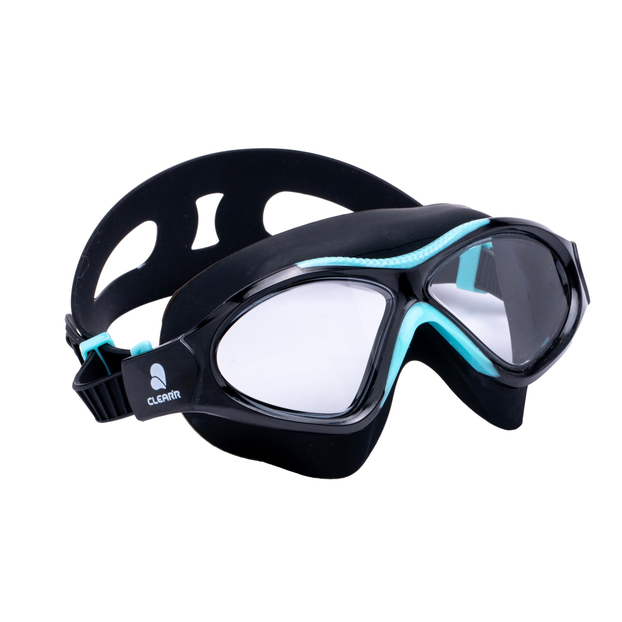 Clear'r Vision, maschera da nuoto per adulti – occhialini trasparenti per snorkeling, anti-appannamento, lenti antigraffio, protezione UV, vestibilità comoda