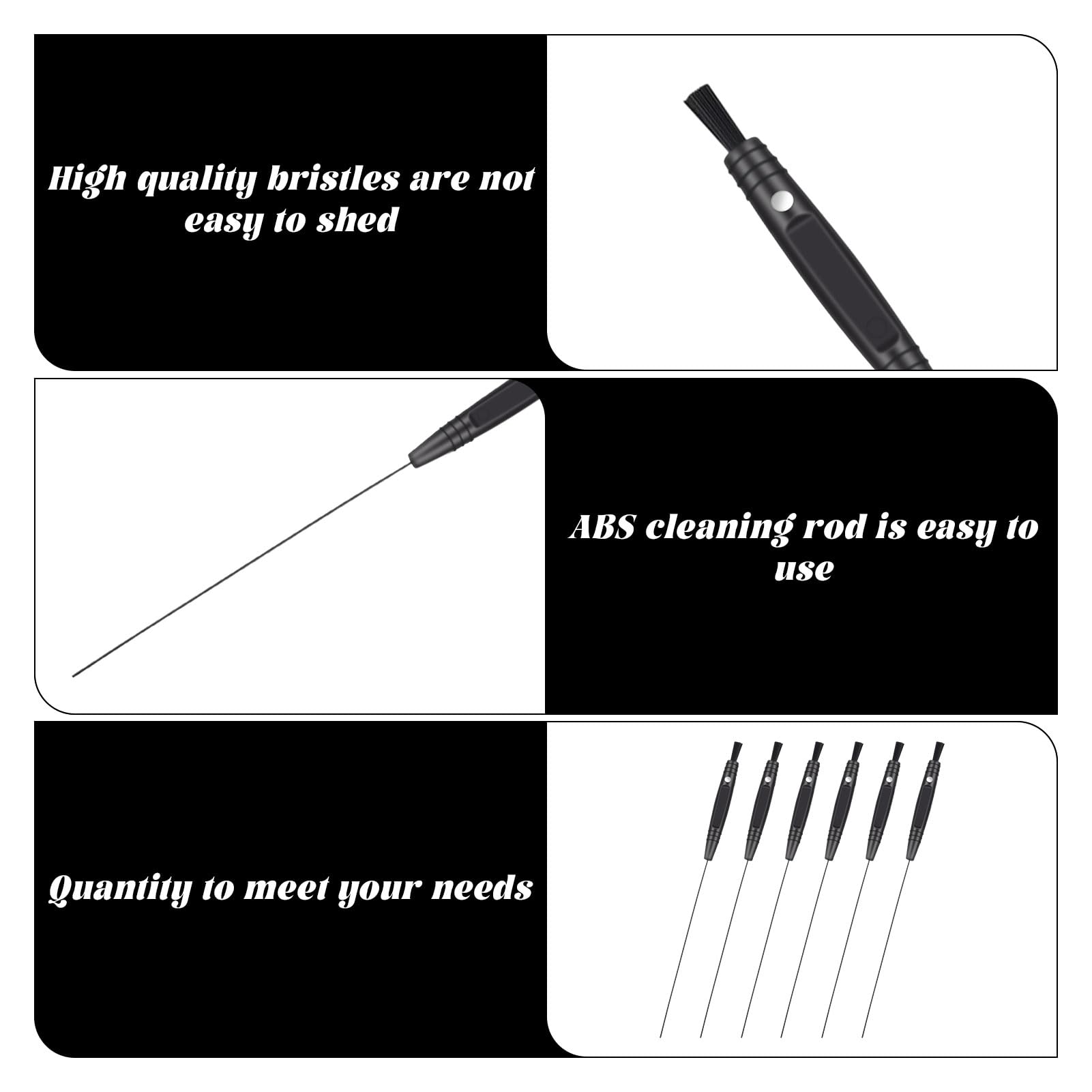 Hearing Aid Cleaning Wire,6PCS Hearing Aid Cleaning Kits,Reusable Hearing Aid Cleaning Kit,Multifunctional Hearing Aid Cleaner for Sound Tubes - Image 3