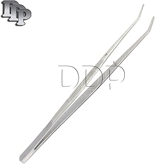 DDP Utility Forceps, Stainless Steel, Curved, 6 in