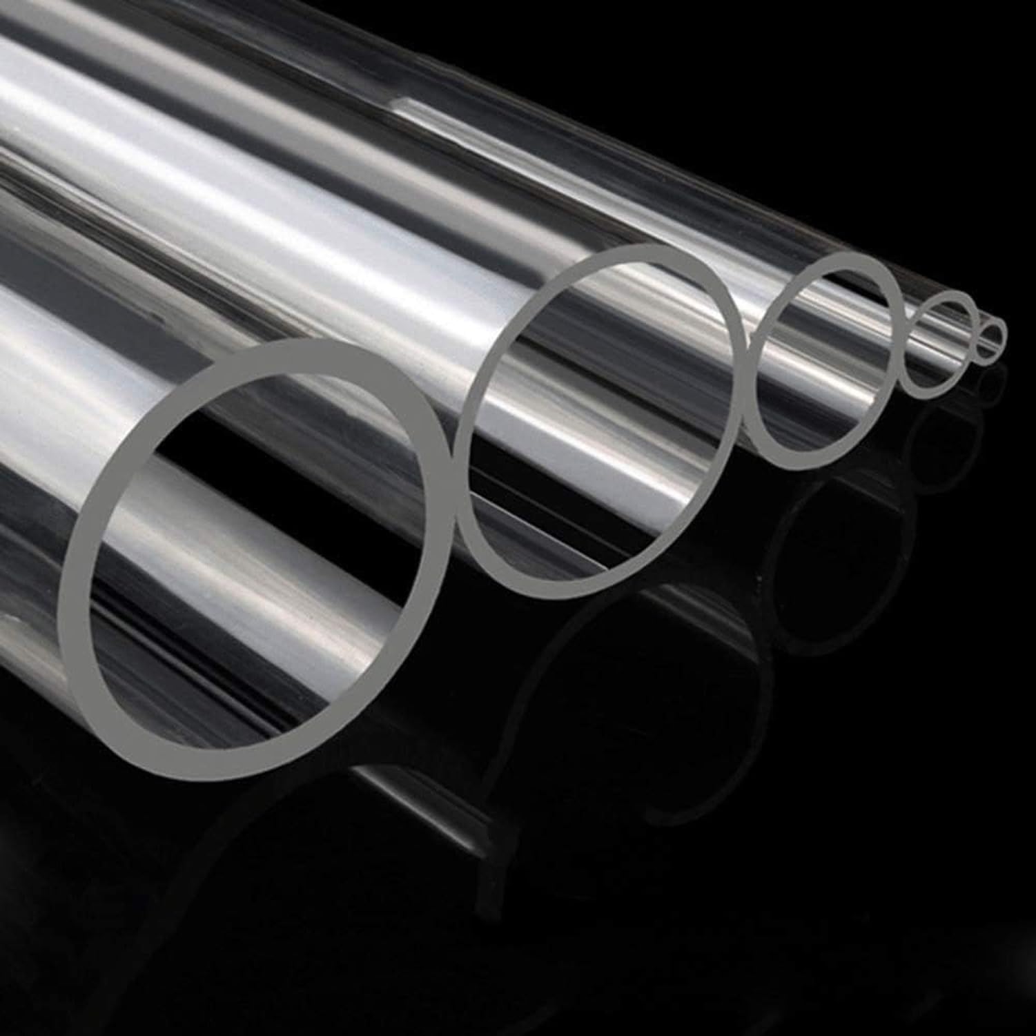 Tubo de acrílico transparente para acuario, Od190mm * id180mm * espesor 5mm
