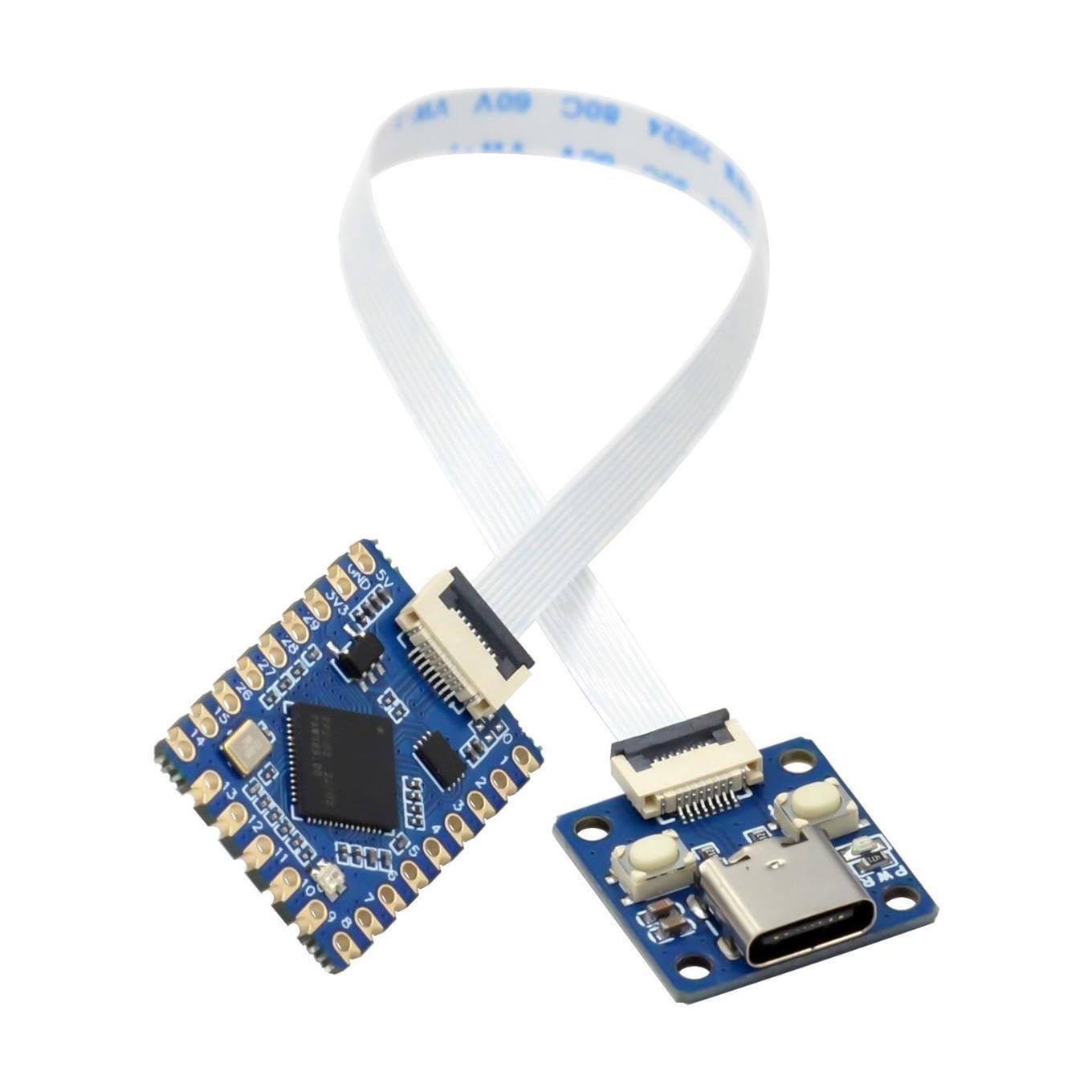 Módulo de Placa de Desarrollo Micro RP2040-Tiny for Zero Raspberry Pi Pico Interfaz USB Tipo C 264KB SRAM 2MB Flash for Arduino(RP2040-Tiny-Kit,10PCS)