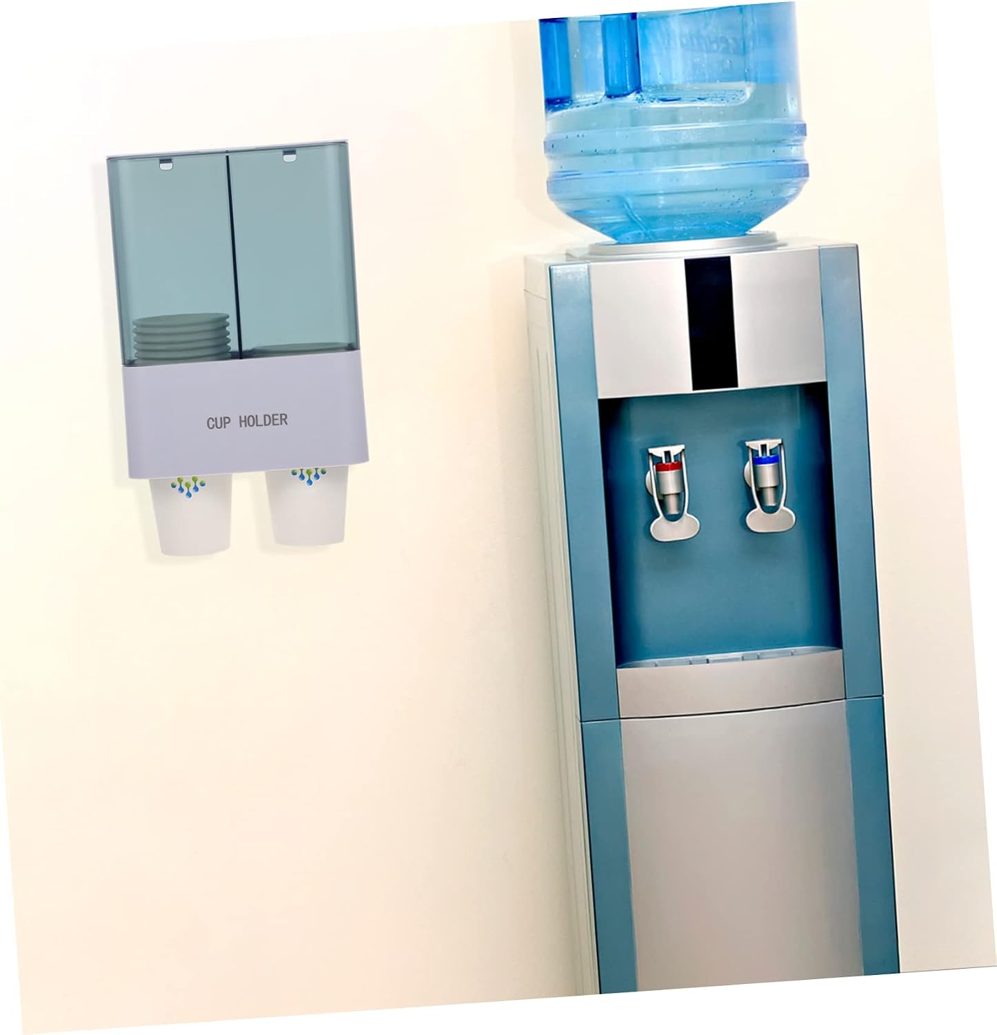 Unomor Automatic Cup Taker Cup Dispenser Wall Mount Dispenser Plastic Organizer Wall Hanging Holder