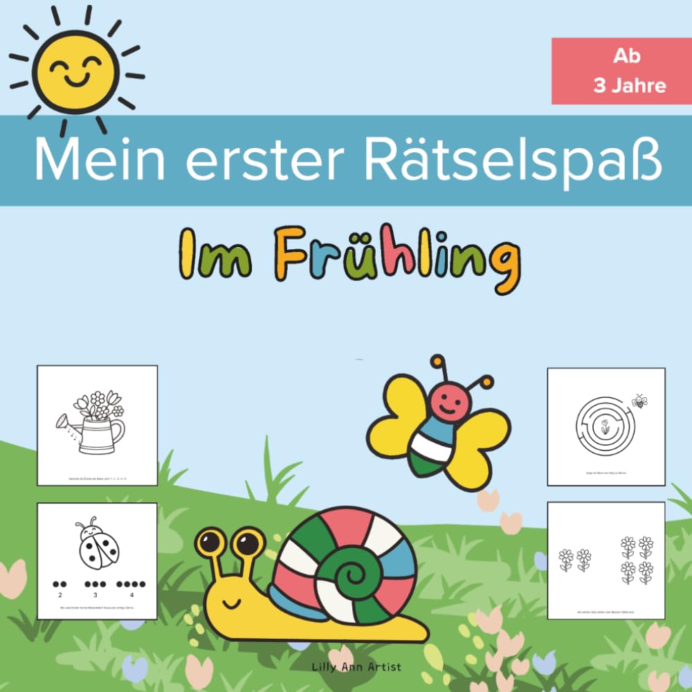 Mein erster Rätselspaß – Im Frühling: Rätsel entdecken und lösen für die Kleinsten · Mit Spaß und Konzentration · Montessori-inspiriert · ab 3 Jahren