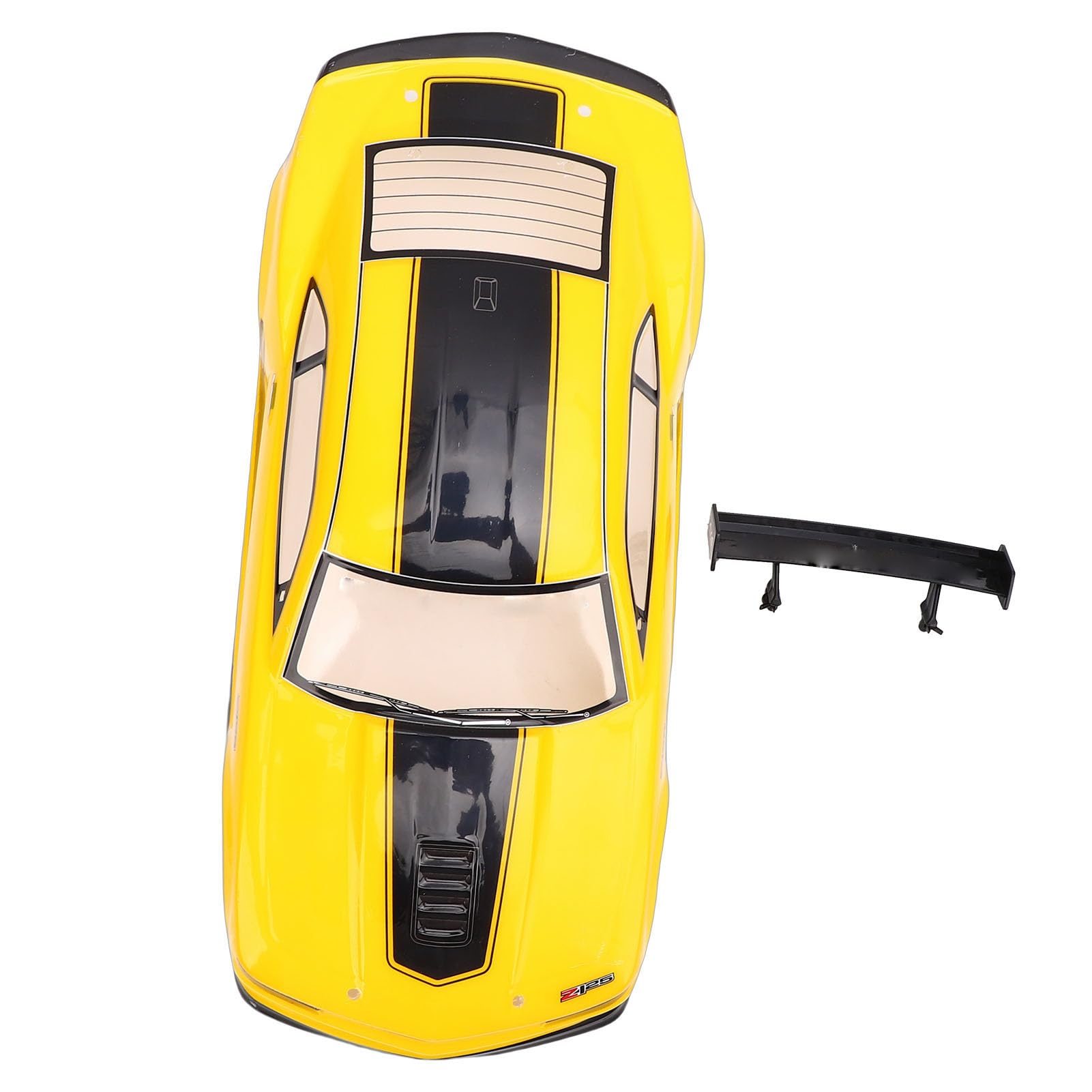 Karoseria Samochodu RC w Skali 1/10, materiał PVC, Trwała i Lekka, do Samochodów Zdalnie Sterowanych o Rozstawie Osi 26 Cm, z Wyraźnym Wzorem do Wyścigów i Ochrony