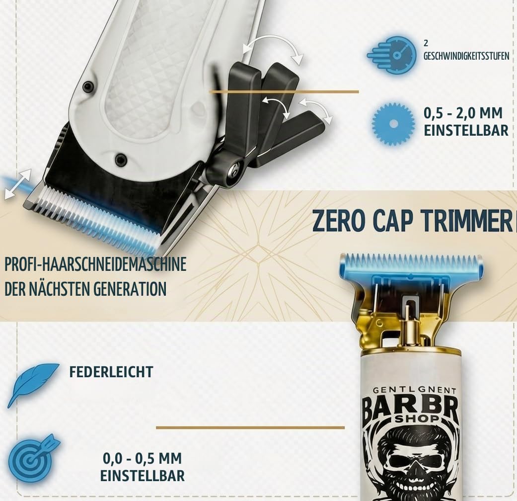 Haarschneidemaschine für Männer, schnurlose professionelle Haarschneidemaschine, elektrischer Haarschneider, wiederaufladbarer Bartschneider, Friseurschneider, elektrischer Rasierer, Geschenke für