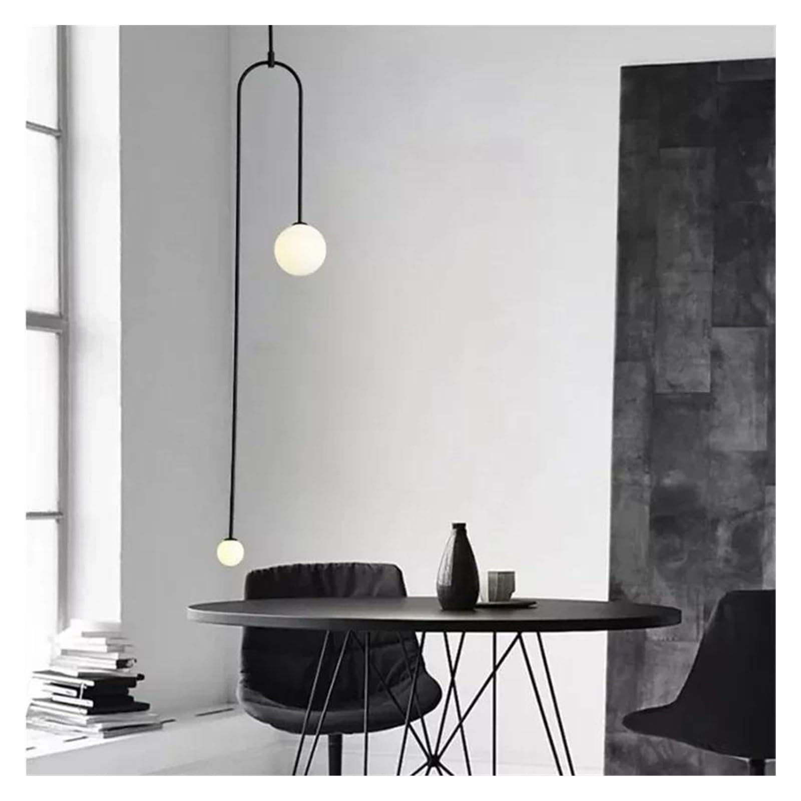 Lampe LED suspendue Chaner géométrique et créative - 5