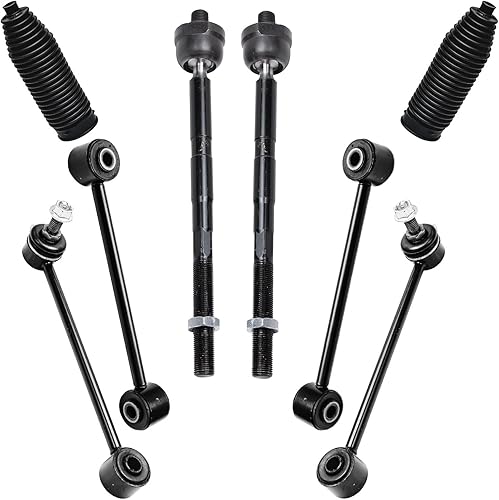 Miniatura 88 de Detroit Axle - Kit de extremo delantero de 14 piezas para Hyundai Tucson 2005-2009 Kia Sportage 2005-2010 2 brazos de control inferiores, 2 rótulas