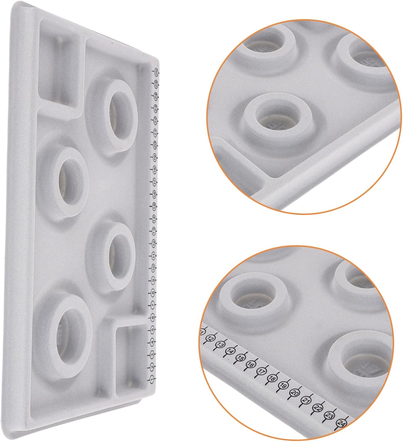 CHILDWEET Bead Design Board Jewelry Tray for Diy Projects Organized Compartments for Beads and Tools Stylish and Practical Jewelry Production Tray for Bracelet Making