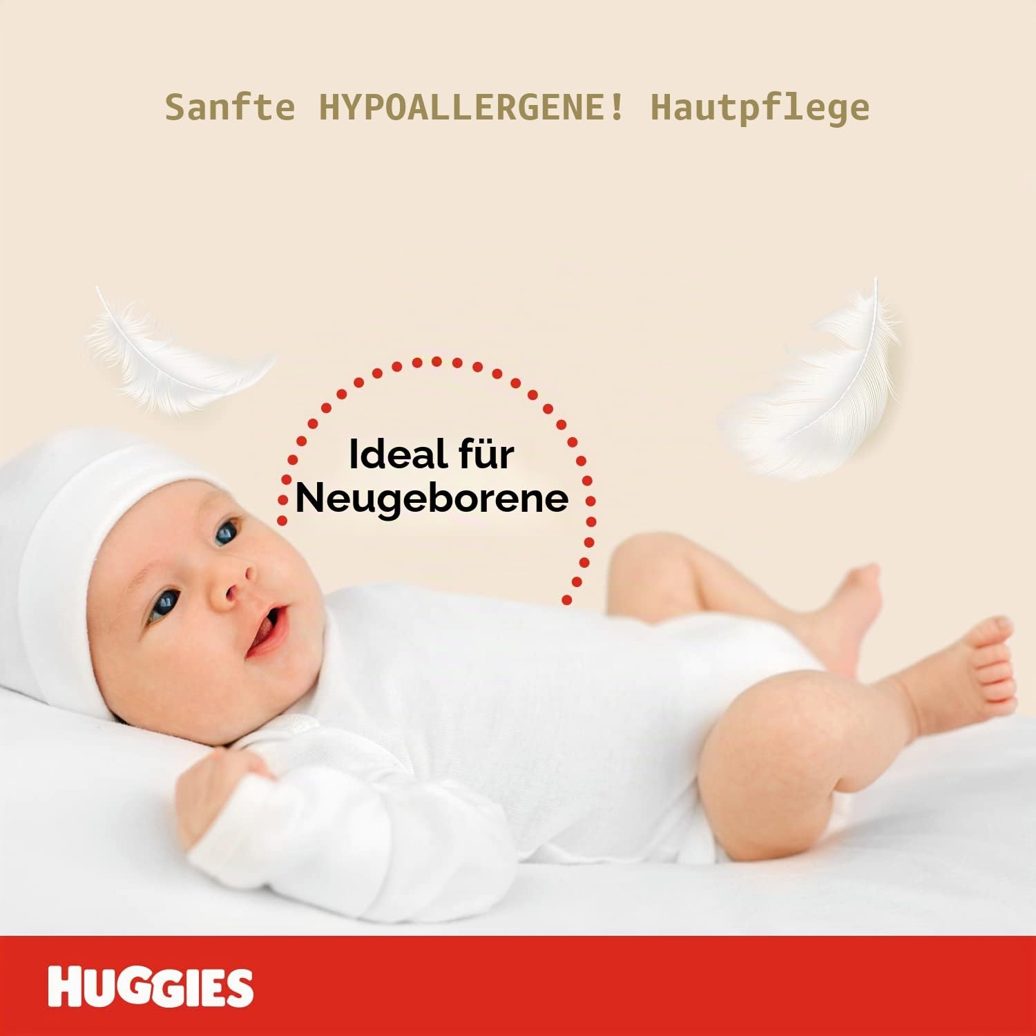 Huggies Extra Care Bebè, Windeln Größe 1 (2-5 kg), sehr saugfähig, Disney-Design, Vorratspackung, 160 Stück