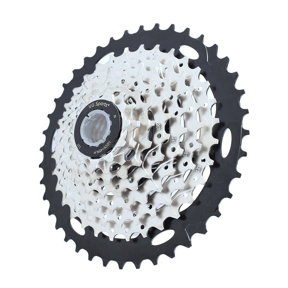 VG SPORTS 8 Speed Cassette 11-25T/11-28T/11-32T/11-36T/11-40T/11-42T for Road Bike/MTB Cassette, Bike Cassette Compatible with Shimano/Sram