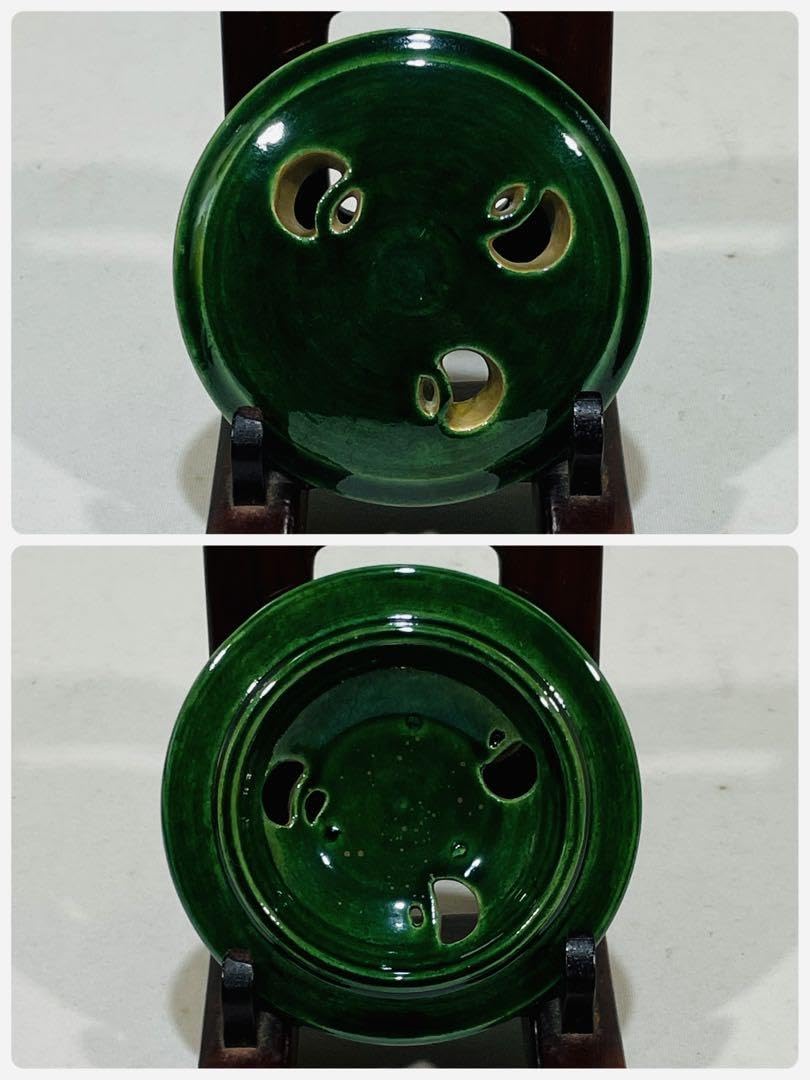 Amazon.co.jp: 松楽造 青楽 三ツ具足 茶道具 : おもちゃ