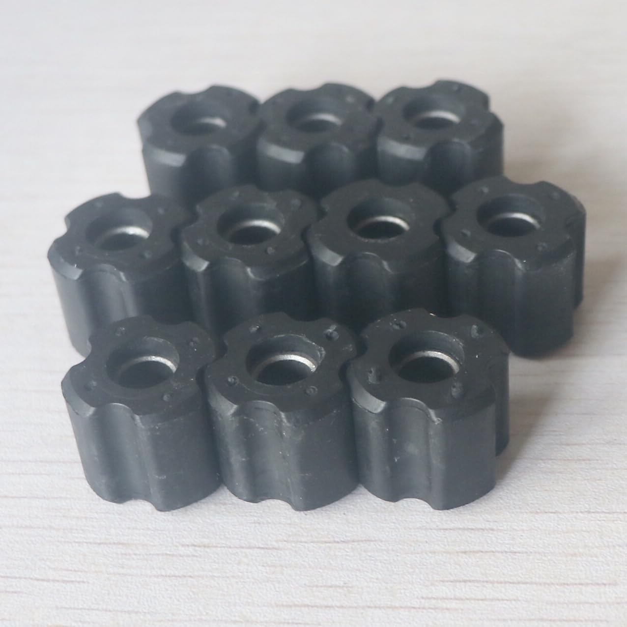 Paquet de 10 bagues de roulement d'huile d'arbre compatibles avec les débroussailleuses diamètre extérieur 23,5 mm 24,5 mm 25,5 mm diamètre intérieur 8 mm Compatible avec tubes de 26 mm 28 mm(25.5MM)