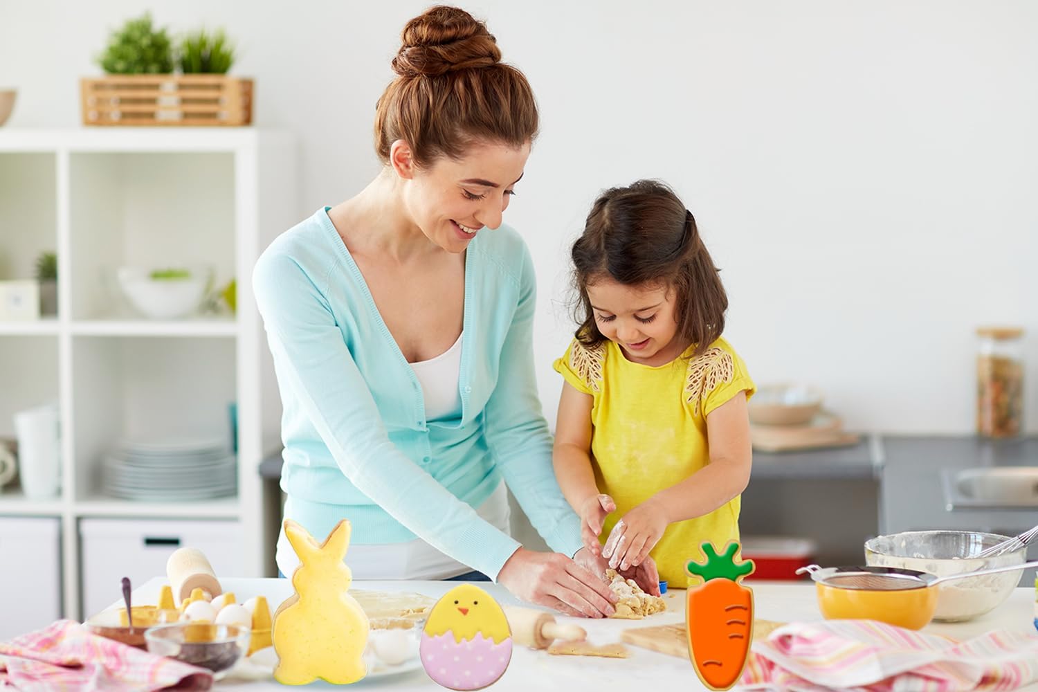 Set 16 Forme Per Biscotti Pasquali - Coniglietti, Pulcini, Uova, Per Dolci Fatti In Casa - Foto 9