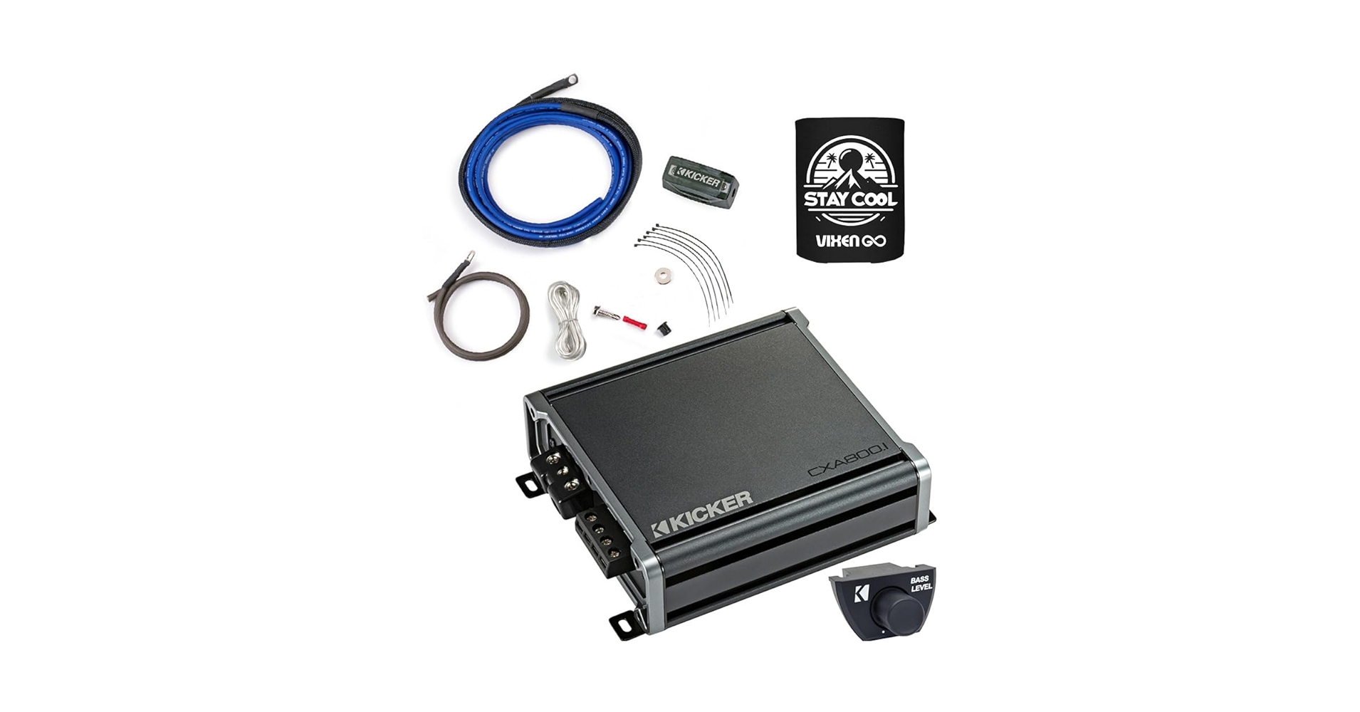 Amazon.com: KICKER Amplifier, Remote and Amp Kit Package of