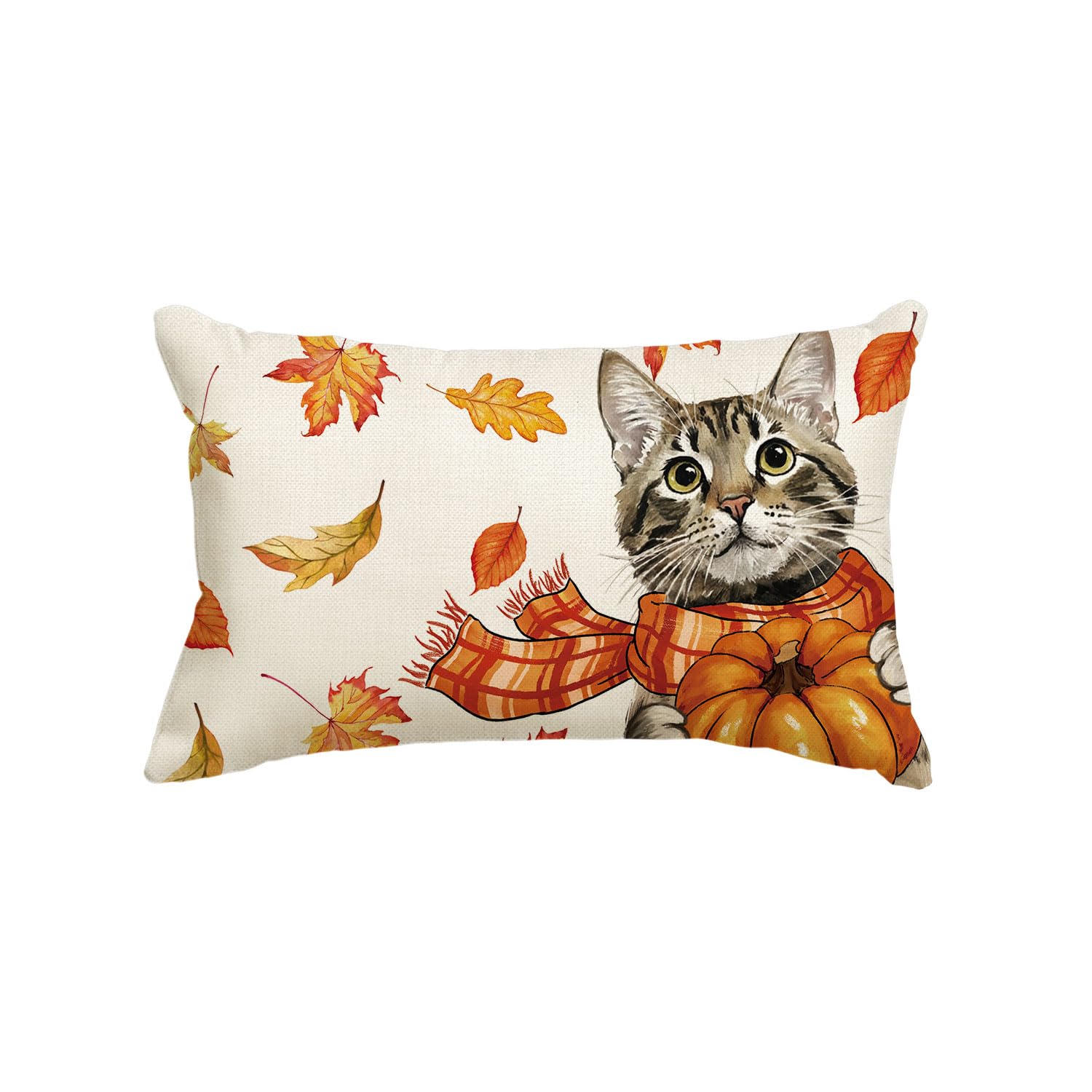 Housse De Coussin Automne Housse De Coussin Décorative Automne - Motif Citrouille Orange Et Feuilles D'érable, 30x50 Cm Housse Fermeture éclair Dissimulée Housse De Coussin Automne Housse De Coussin Décorative Automne - Motif Citrouille Orange Et Feuilles D'érable, 30x50 Cm Housse Fermeture éclair Dissimulée