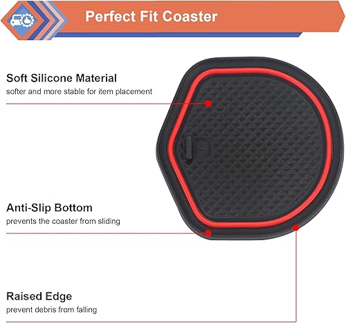 Miniatura 6 de ZONFANT Soporte para taza de consola central, accesorios de inserción de soporte para botella de bebida compatible con Honda Vehicle 2016-2021