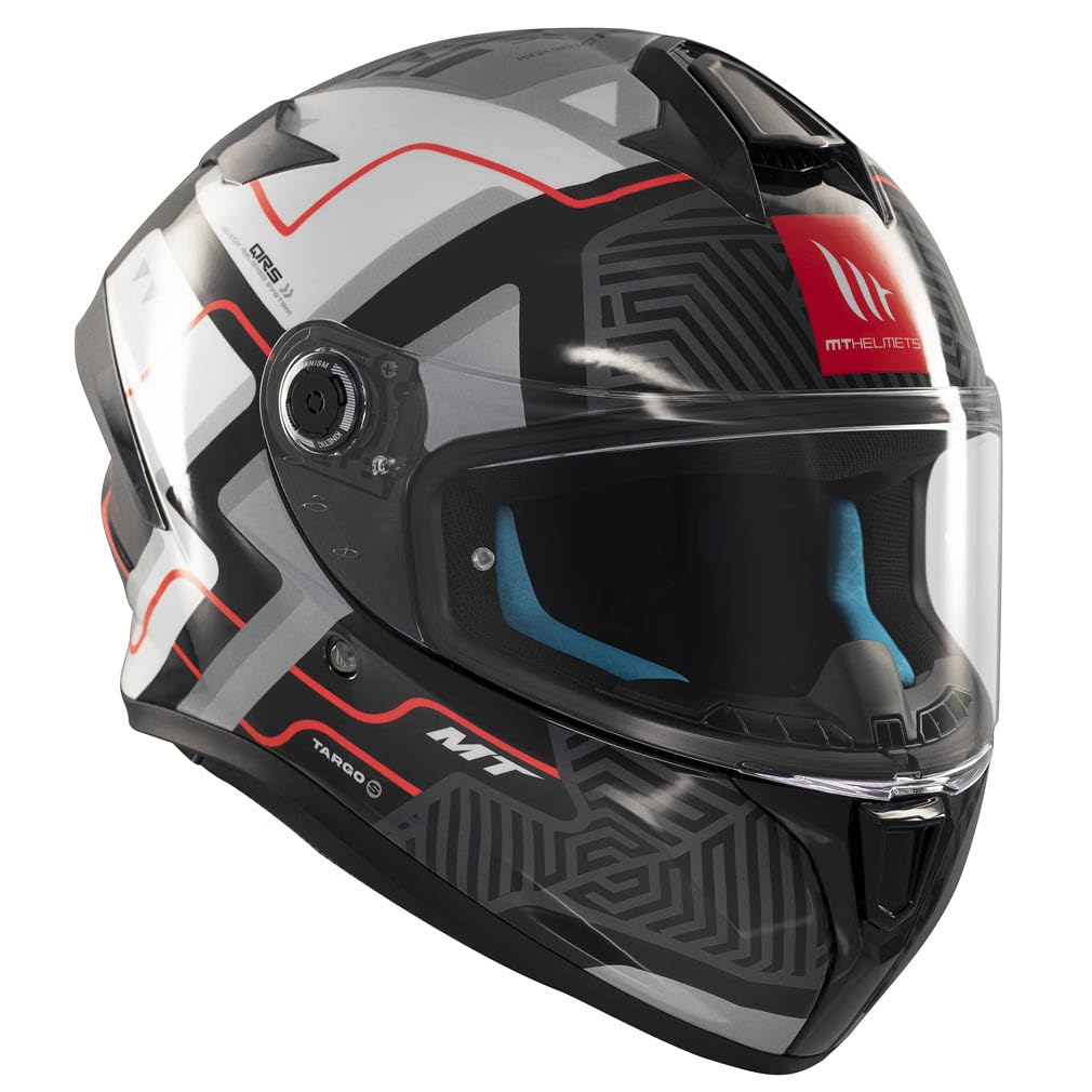 MT Helmets Targo S Designed Brik C0 Brillo - Casco de Moto Integral Homologado 22.06