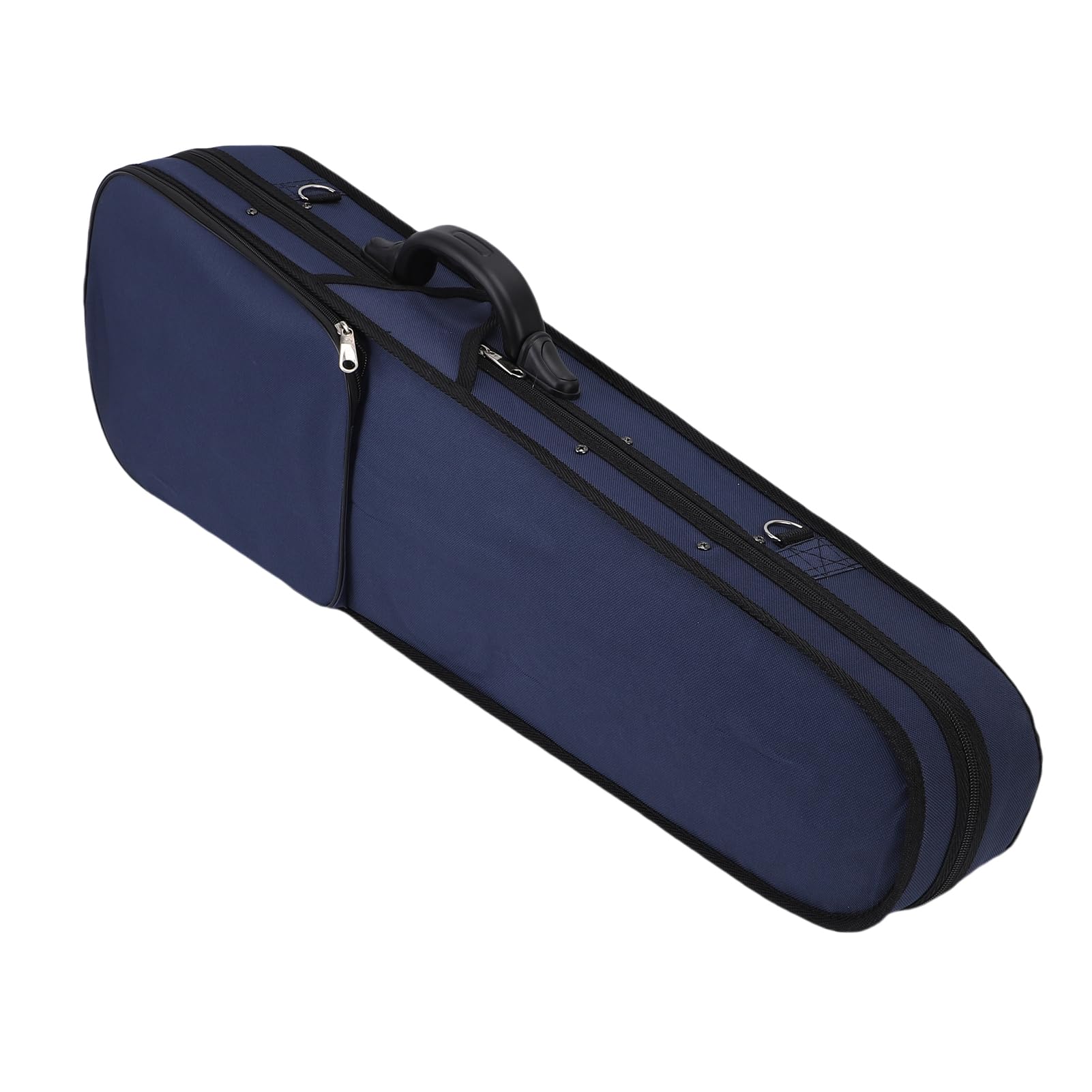 Tissting Estuche Violín 4/4 Oxford Azul Ligero Resistente - Transporte Seguro con Correas Ajustables para Músicos, Incluye 2 Correas