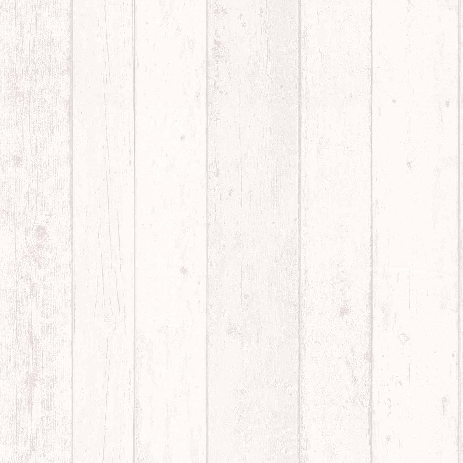 Papier peint effet bois blanc crème moderne tapisserie intissé salon