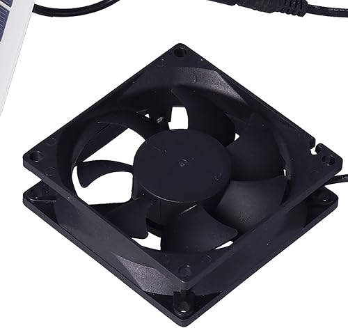 Miniatura 5 de Kit de ventilador de panel solar, ventilador alimentado por energía solar, ventilador de escape solar, mini ventilador impermeable con puertos USB