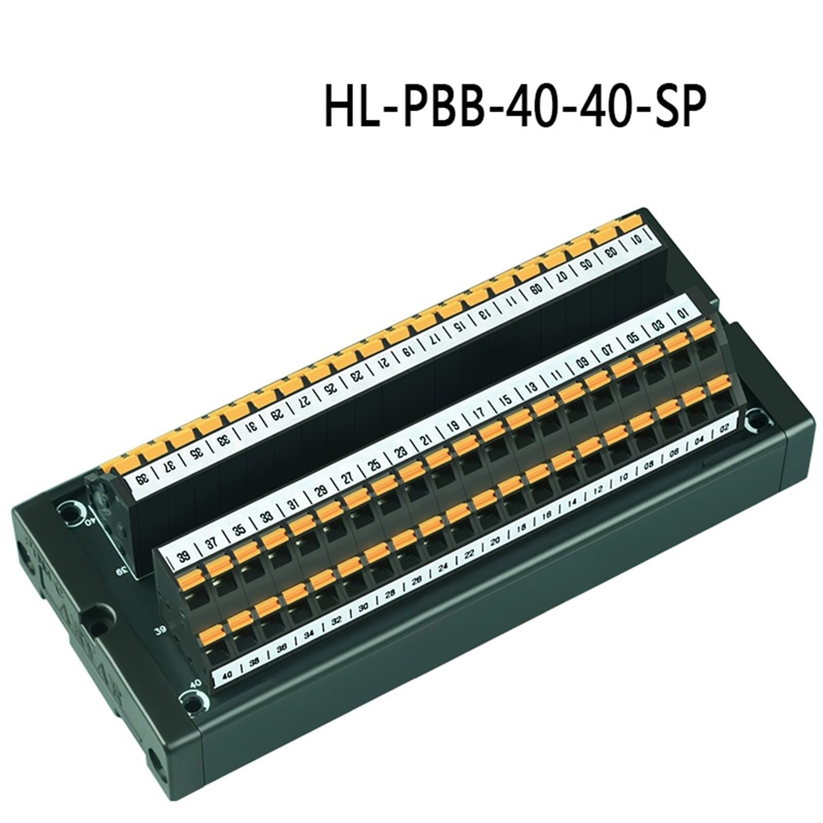 1 Uds., 5-400V, 40 canales a 40 canales, carril DIN y montaje en Panel for distribución de fuente de alimentación, placa divisora ​​de cableado rápido