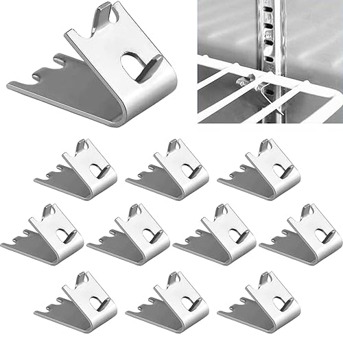 920158 Freezer Shelf Clip,Stainless Steel Shelf Clip for Refrigerator,Freezer Cooler
